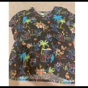 ScrubStar Lilo & Stitch Scrub Top 2XL